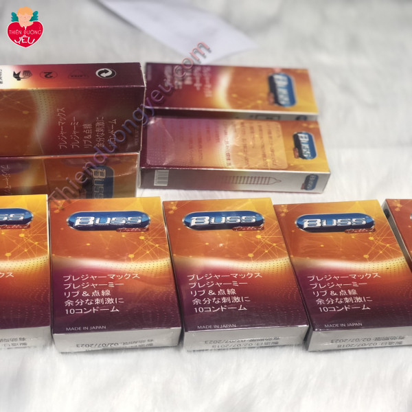 Hộp Bao Cao Su Buss Gai Li Ti Cực Phê Giá Rẻ Chính Hãng